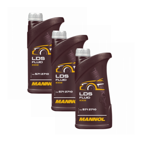 3 Liter (3x1) MANNOL LDS Fluid 8302 Hydraulikflüssigkeit DIN 51 524-3
