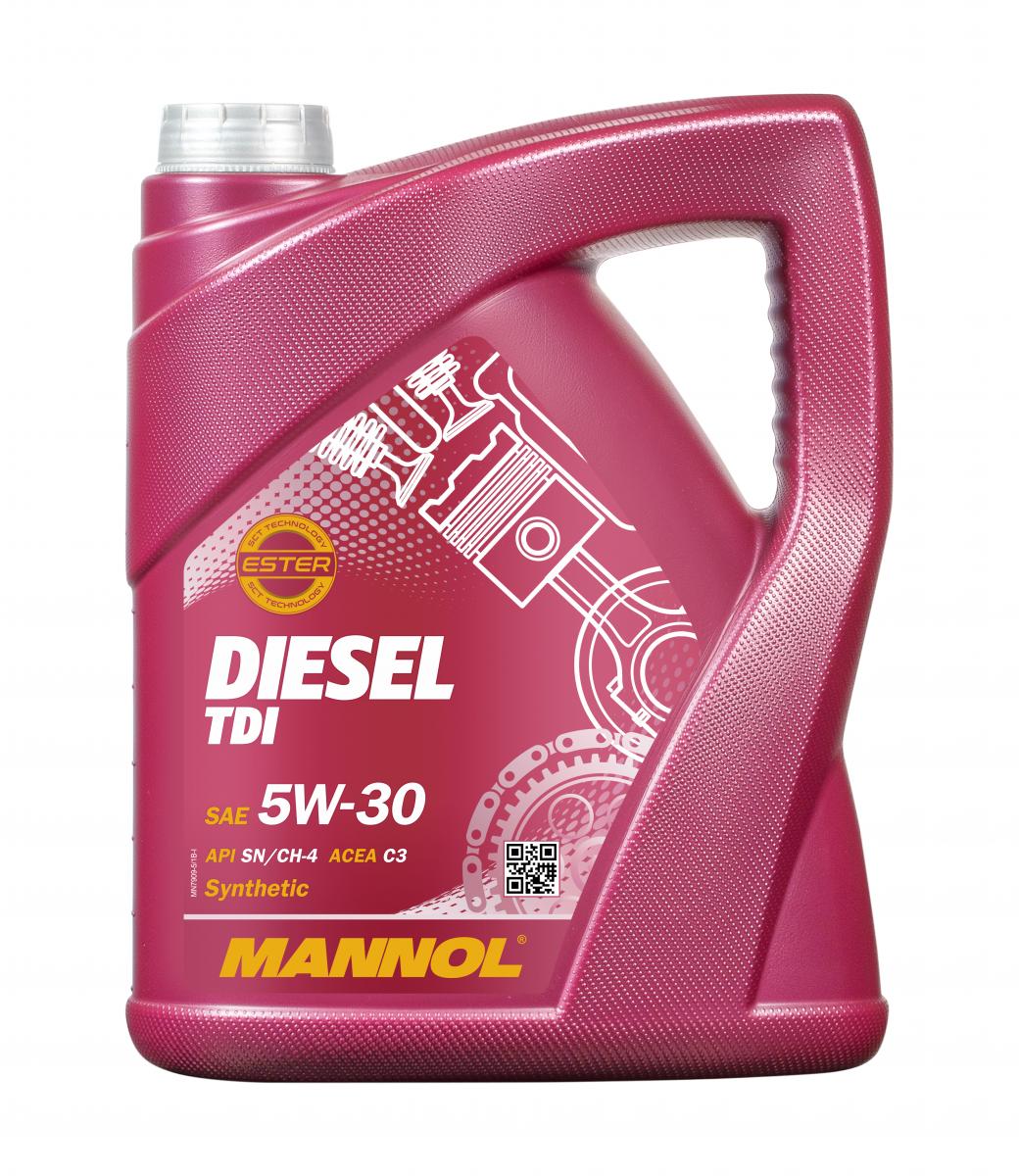 10 Liter (2x5) MANNOL Diesel TDI 5W-30 API SN CH-4 Motoröl 5W30 4036021501369