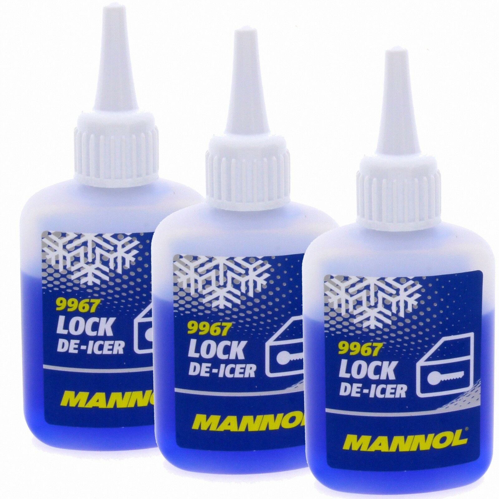 3x 50ml MANNOL 9967 Lock De Icer Enteiser Tür Schloss enteisen Eis