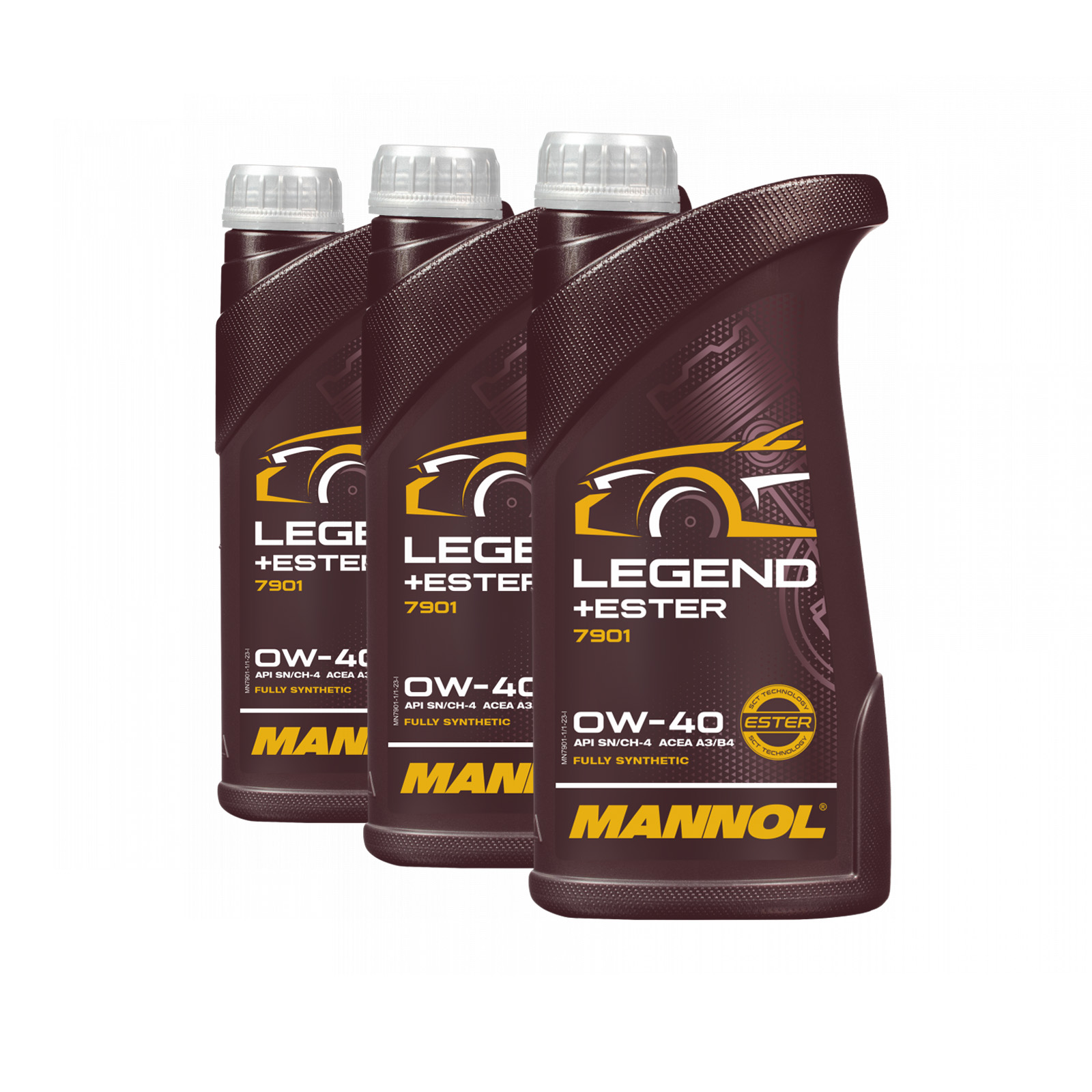 3 Liter (3x1) MANNOL Legend Ester 0W-40 7901 SN/CH-4 ACEA A3/B4 Motoröl 3 Liter (3x1) MANNOL Legend Ester 0W-40 7901 SN/CH-4 ACEA A3/B4 Motoröl