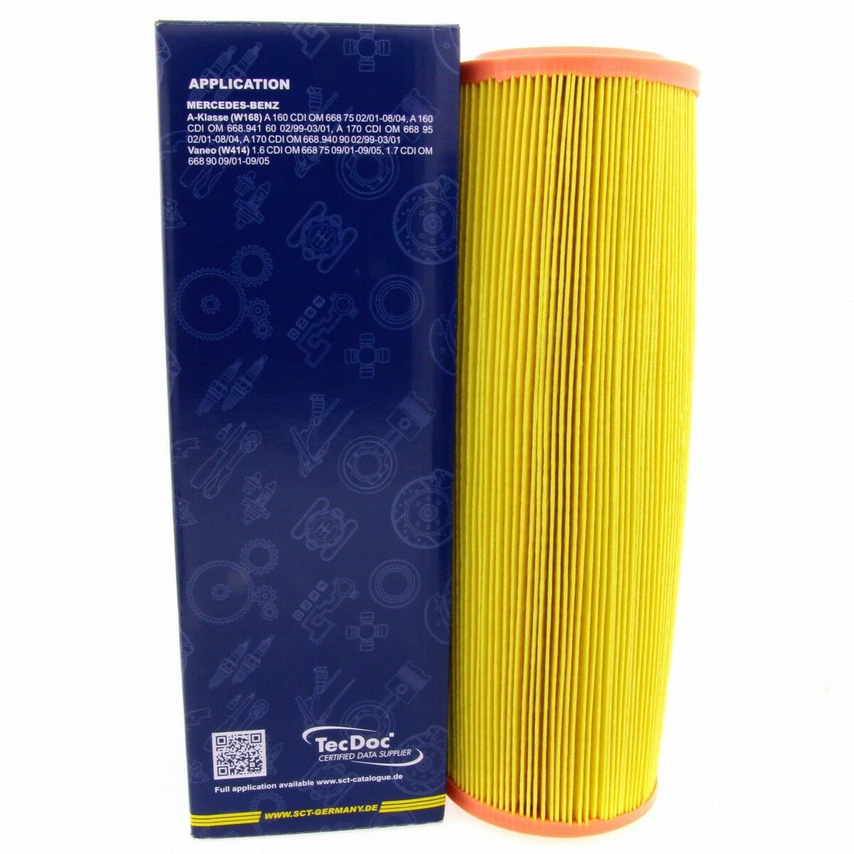 Luftfilter Fahrzeugfilter SB2097 Motorluftfilter SCT passend für Mercedes-Benz A-Klasse Vaneo
