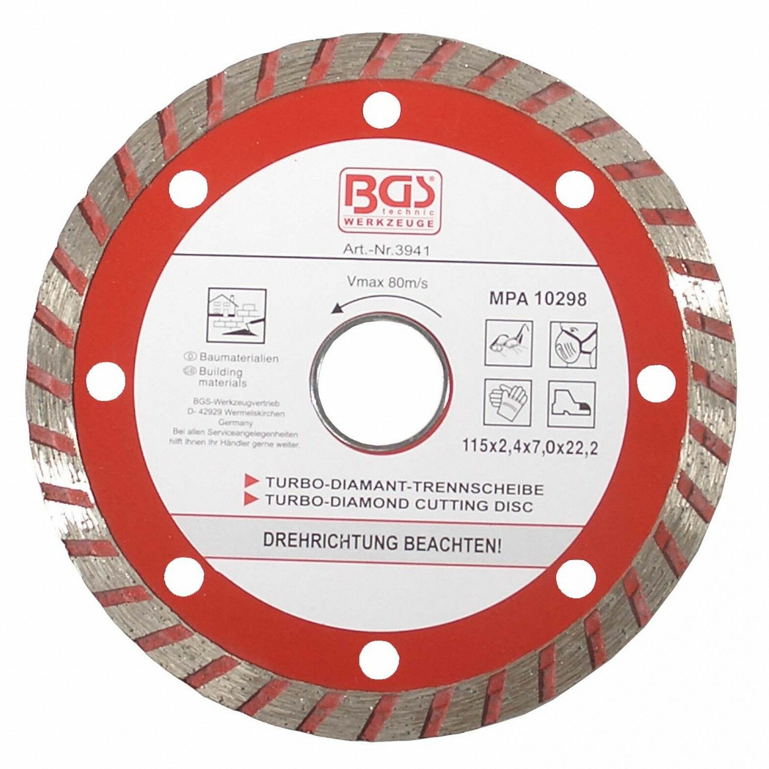 Turbo-Trennscheibe, 115 mm