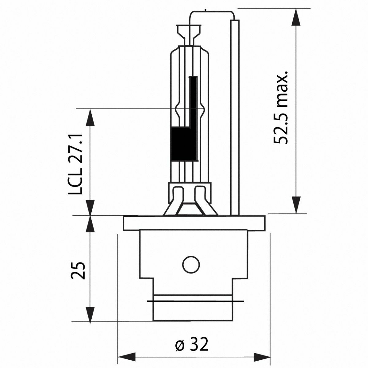 D2R Philips Vision Xenon Brenner 85126VI homologiert mit 4600K Effekt 1 Stück