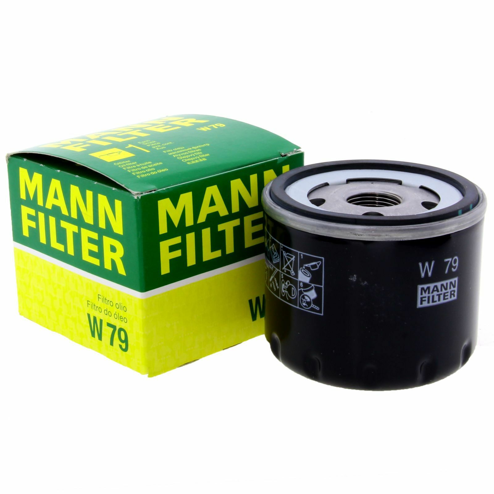 MANN Ölfilter Fahrzeugfilter W79 Filter Dacia Nissan Opel Renault Suzuki