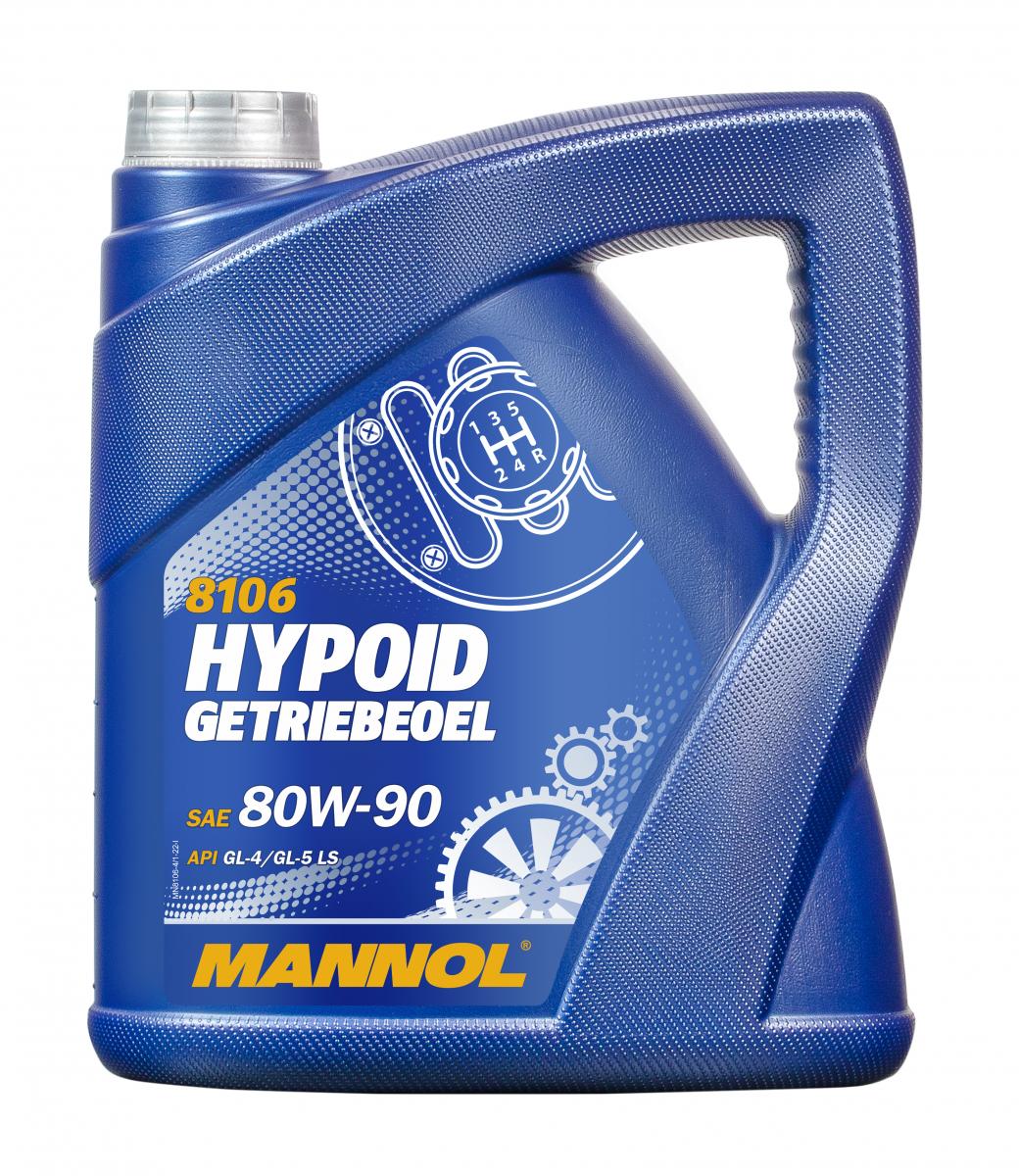 4 Liter MANNOL Hypoid Getriebeöl 80W-90 API GL4/GL5 LS Getriebe Öl 80W90