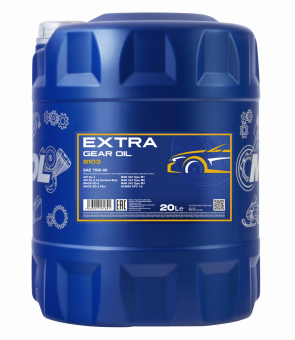 20 Liter MANNOL Extra Getriebeöl 75W-90 API GL-4/GL-5 LS MN8103 + 1x Ablasshahn