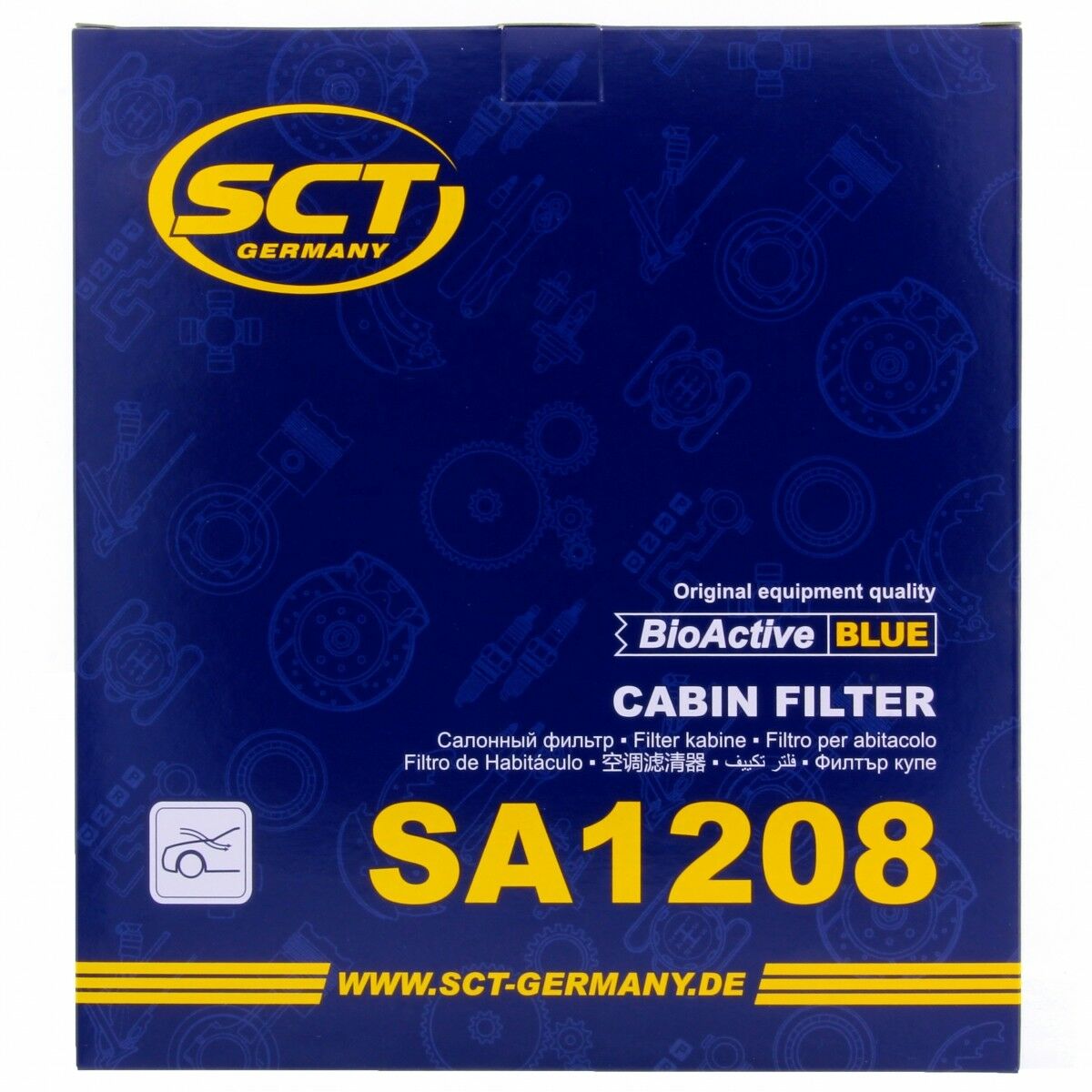 SCT Innenraumfilter Luftfilter SA1208 Pollenfilter Subaru Lexus passend für Toyota