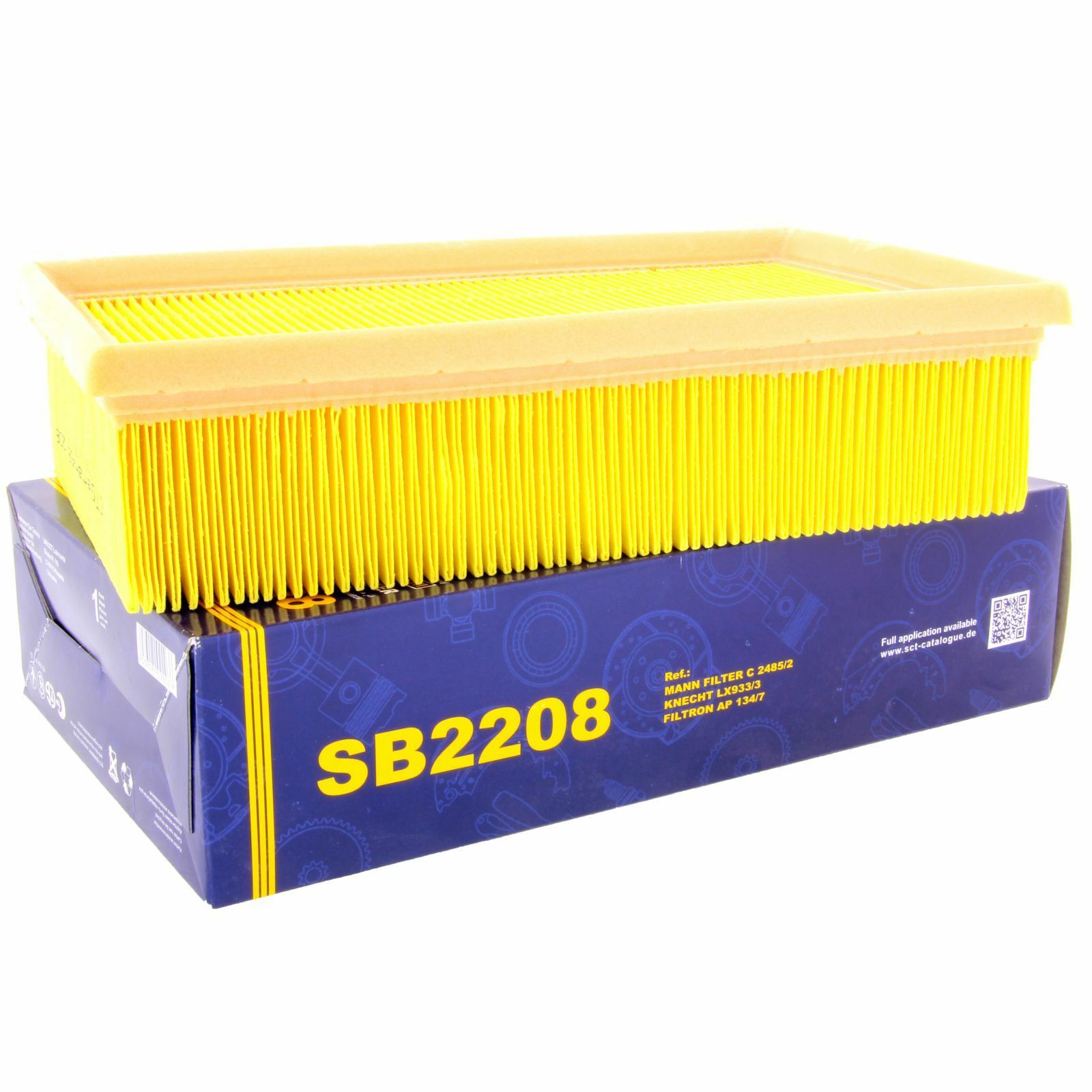 SCT Luftfilter SB2208 Motorfilter Servicefilter Ersatzfilter Nissan March III