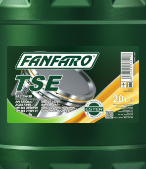 20 Liter FANFARO TSE 5W-30 SN CH-4 Motoröl A3 B3 MB 229.1 passend für VW 502.00 505.00