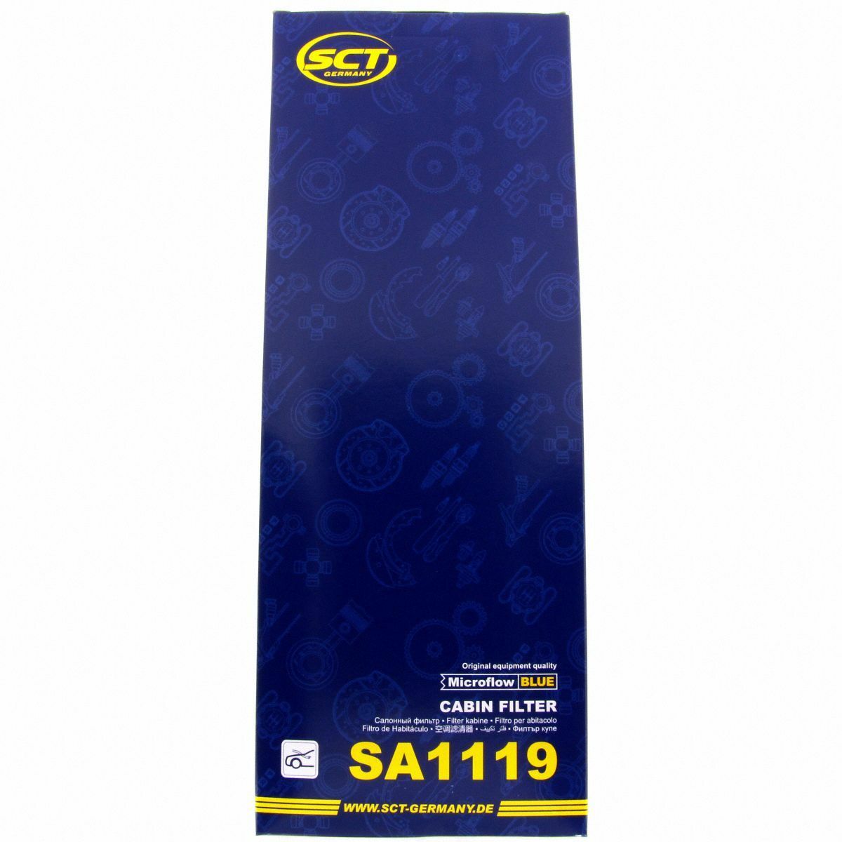 SCT Innenraumfilter Luftfilter SA 1119 Pollenfilter Luft Filter passend für Audi VW
