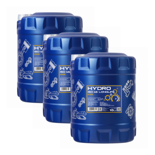 30 Liter (3x10) MANNOL MN2102 HYDRO ISO HLP 46 Hydrauliköl DIN 51524 VDMA 24318