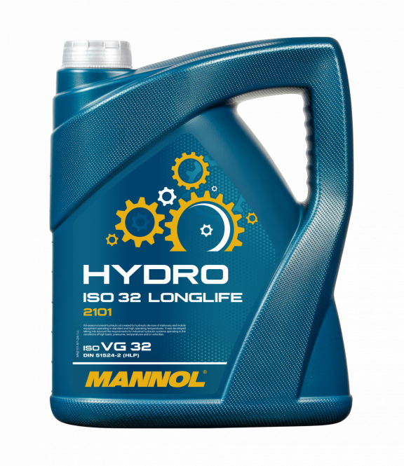 Hydrauliköl 5 Liter MANNOL Hydro ISO 32 Longlife 2101 Hebebühne DIN 51524-2
