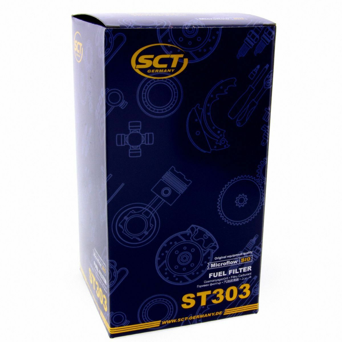 SCT Kraftstofffilter ST 303 Motorfilter Benzinfilter passend für Ford VW Honda Seat