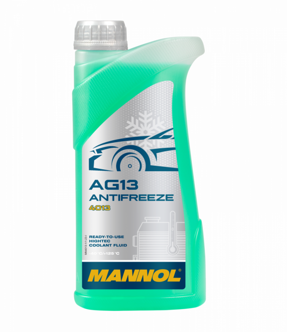 1 Liter MANNOL hightech Antifreeze AG13 Frostschutz Fertiggemisch grün -40°C G13