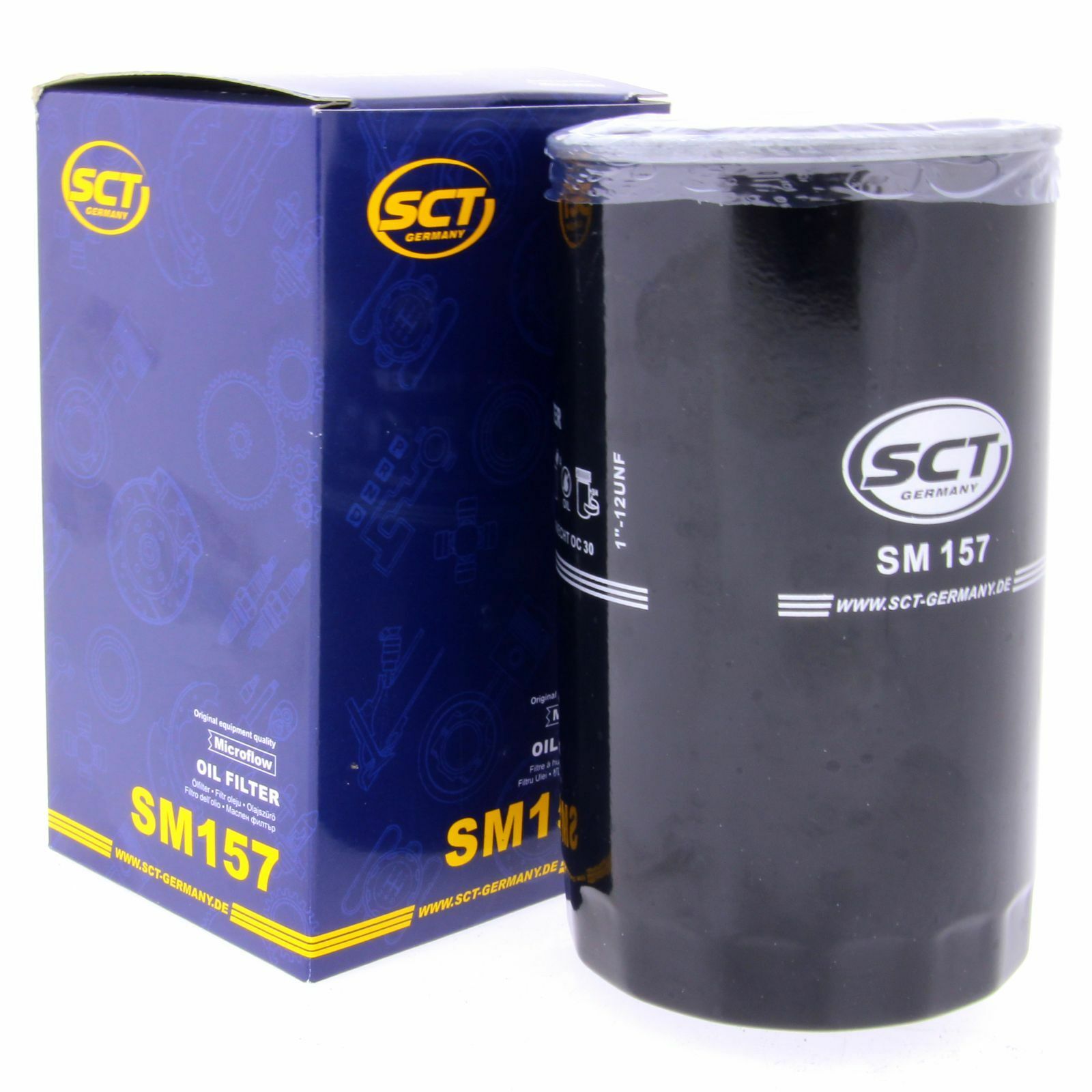 SCT Ölfilter SM157 Filter Servicefilter Anschraubfilter AKERMANS NEW HOLLAND YUMBO