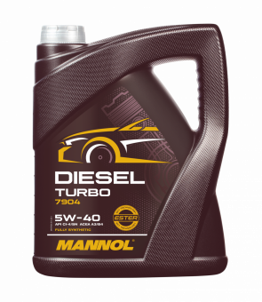 5 Liter MANNOL Diesel Turbo 5W-40 API CI-4/SN Motoröl 5W40 4036021505107