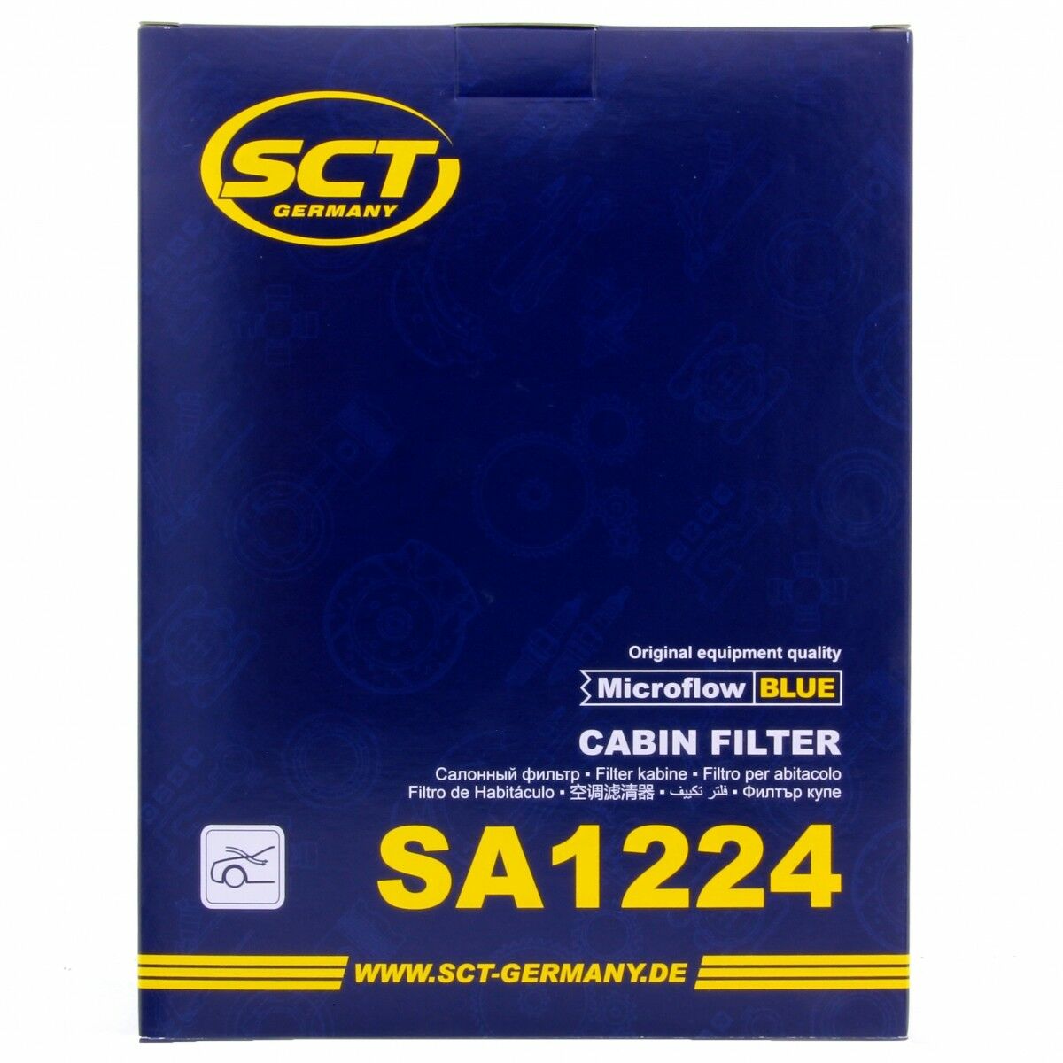 SCT Innenraumfilter Luftfilter SA1224 Pollenfilter Luft Filter passend für Fiat Lancia