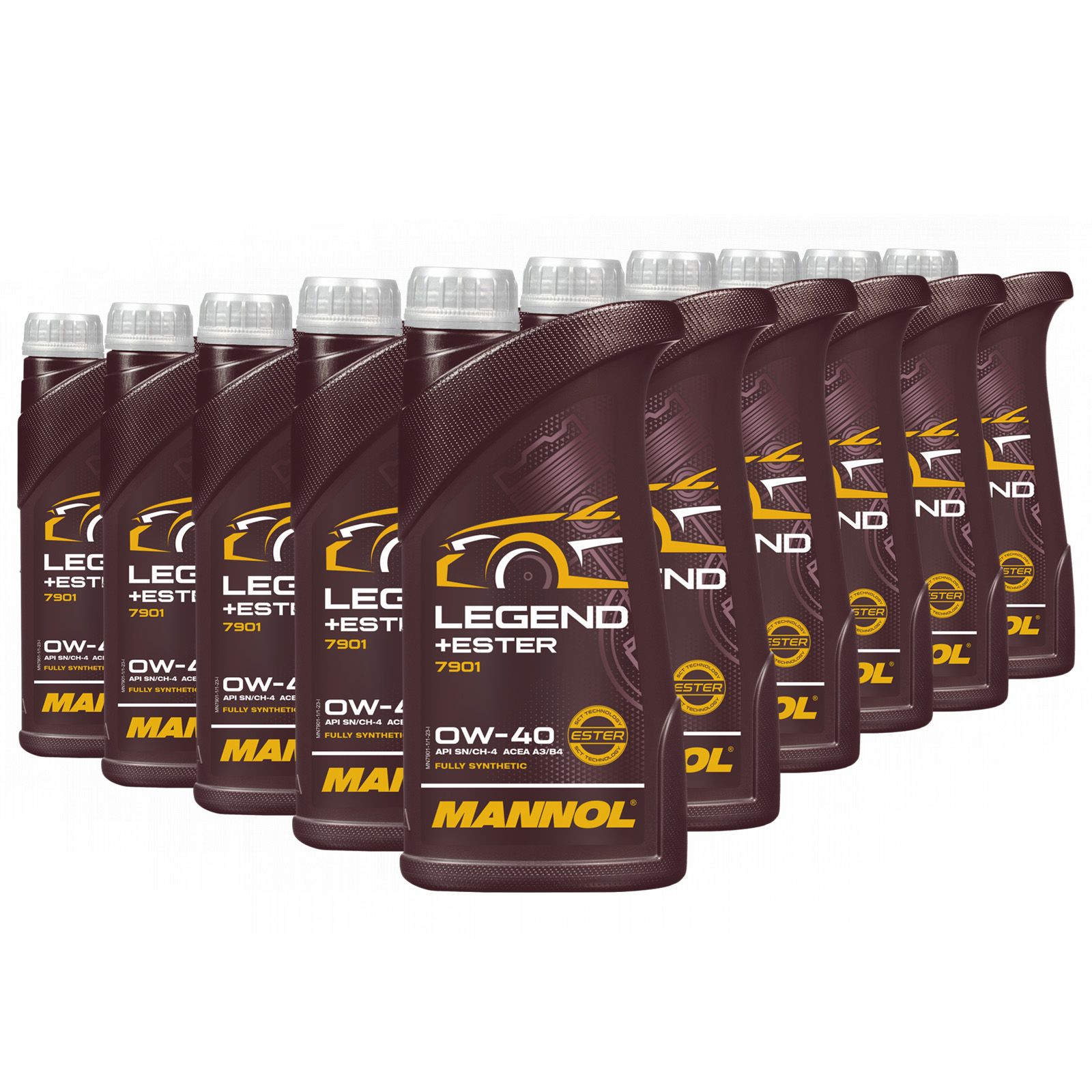 10 Liter (10x1) MANNOL Legend Ester 0W-40 7901 SN/CH-4 ACEA A3/B4 Motoröl