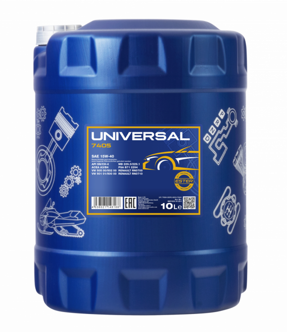 40 Liter (4x10) MANNOL Universal Motoröl 15W-40 API SN CH-4 15W40