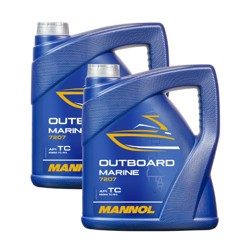 8 Liter (2x4) MANNOL Outboard Marine API TC Motoröl Außenbordmotoröl