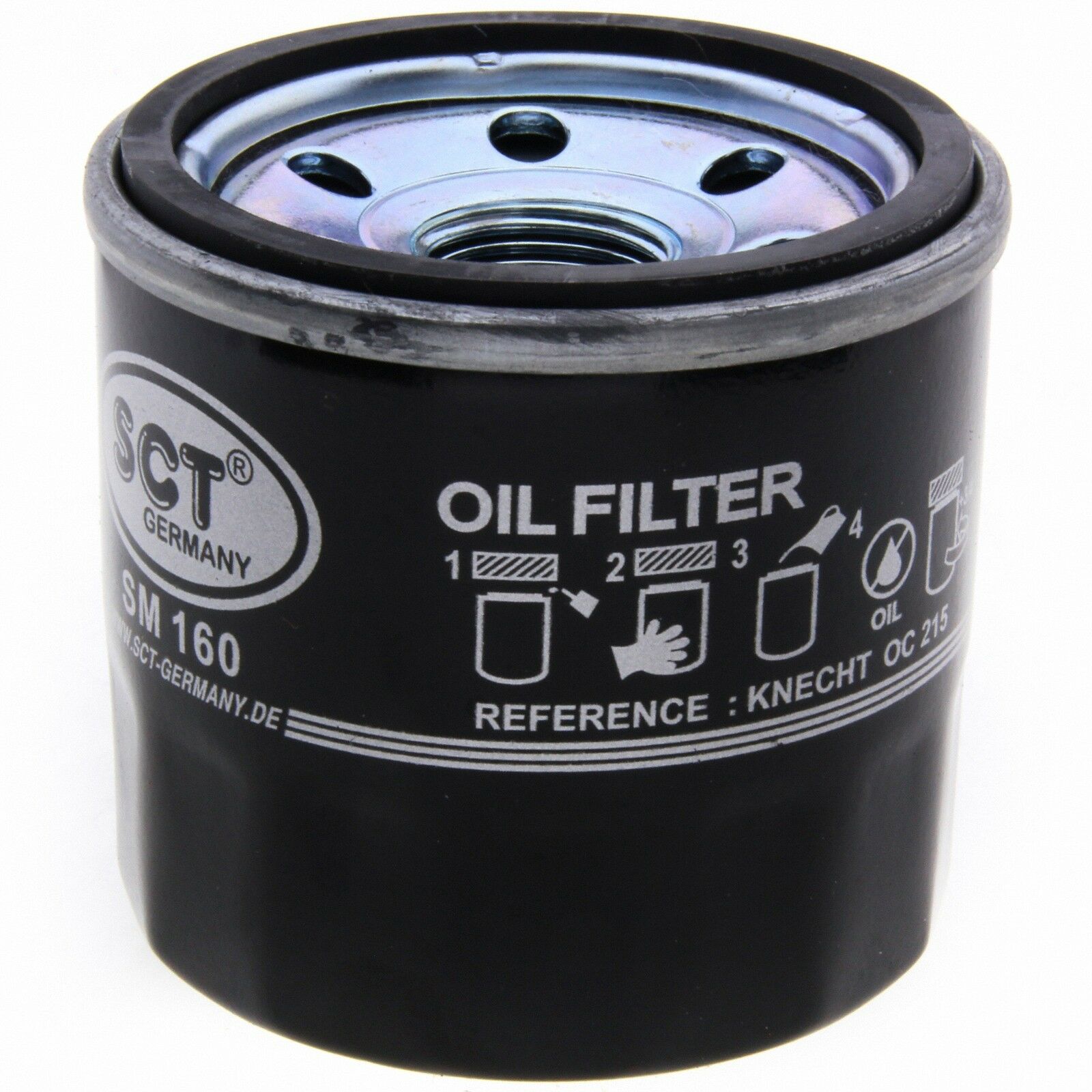 SCT Ölfilter SM160 Servicefilter Anschraubfilter passend für Opel Piaggio Suzuki Chevrolet Daewoo Daihatsu
