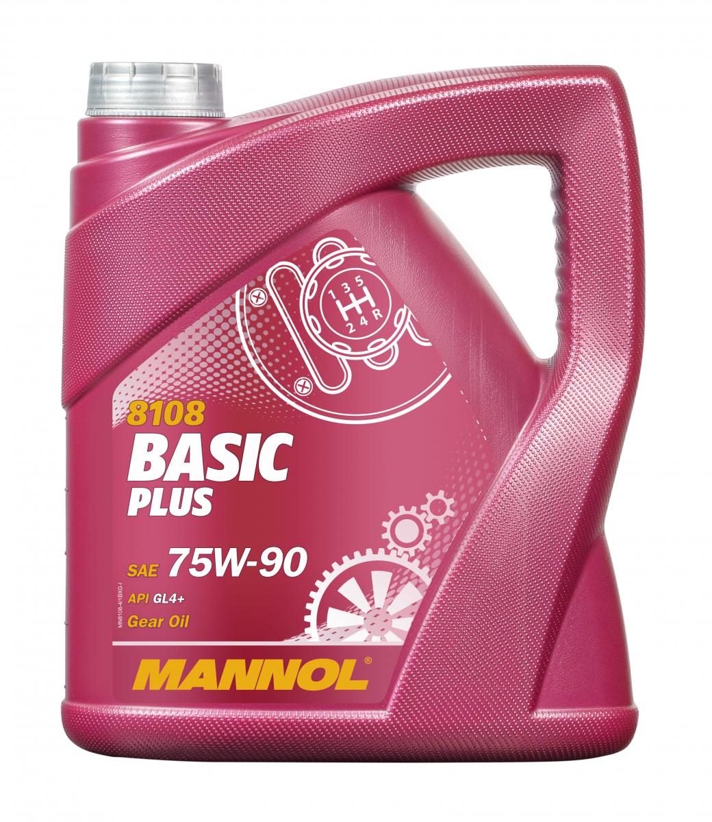 8 Liter (2x4) MANNOL Basic Plus 75W-90 API GL 4+ Getriebeöl 75W90 Öl