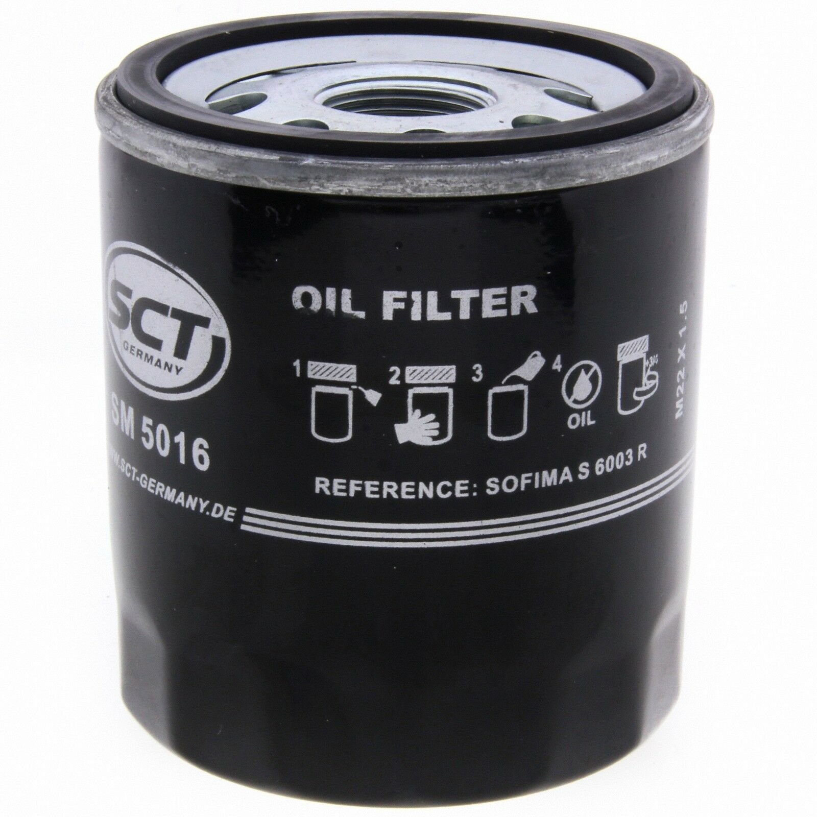 SCT Ölfilter SM5016 Filter Motorfilter Anschraubfilter passend für Dodge Jeep