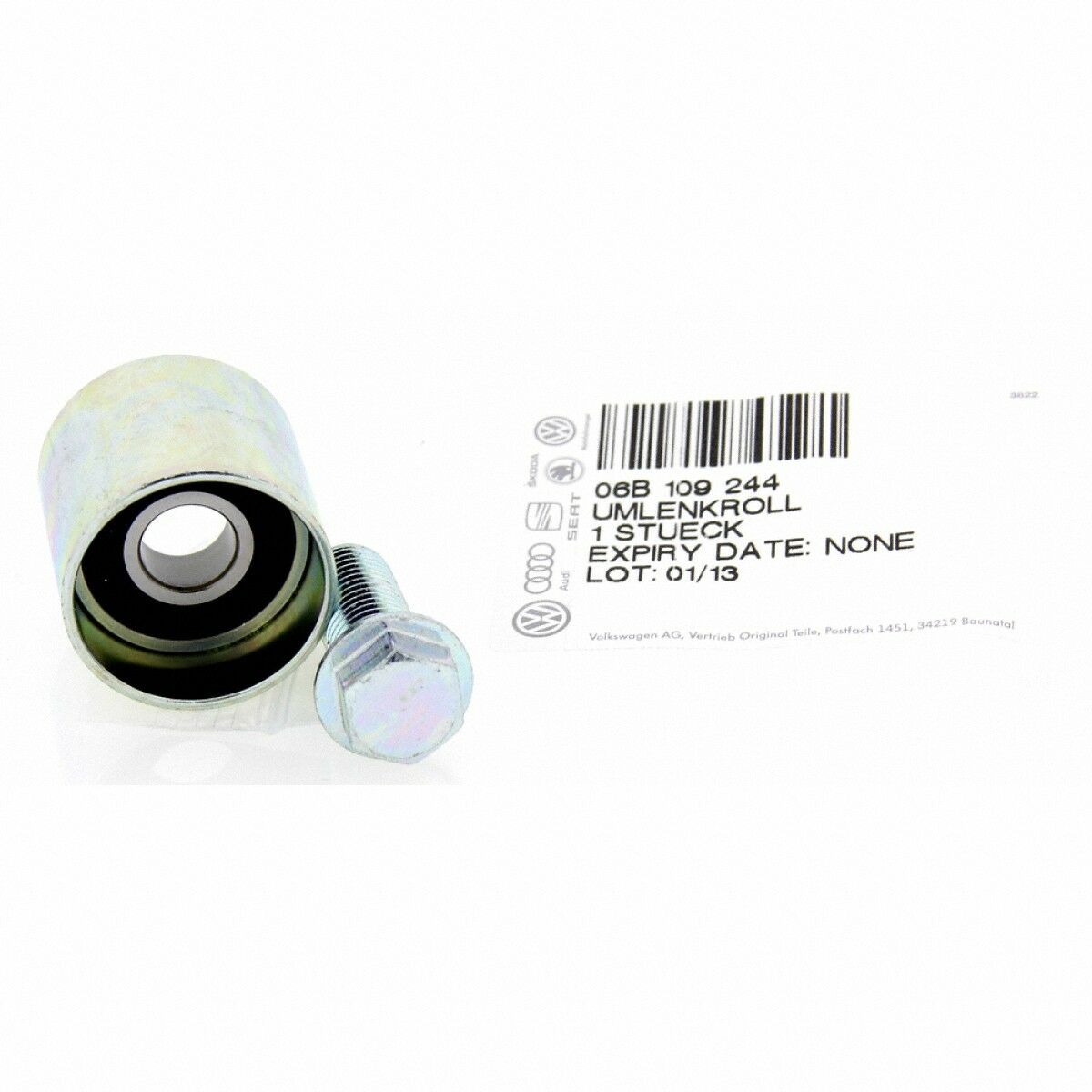 Audi VW Umlenkrolle Führungsrolle für Zahnriemen 06B109244