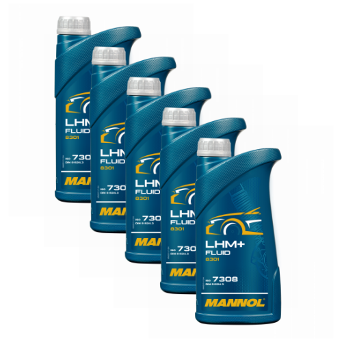 5 Liter (5x1) MANNOL LHM+ Fluid 8301 Zentralhydrauliköl DIN 51524.3