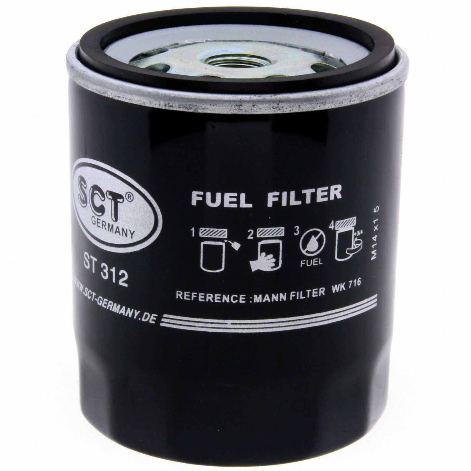 SCT Kraftstofffilter ST 312 Motorfilter Benzinfilter passend für Mercedes Ford