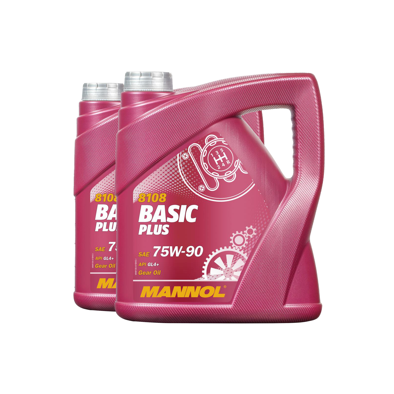 8 Liter (2x4) MANNOL Basic Plus 75W-90 API GL 4+ Getriebeöl 75W90 Öl