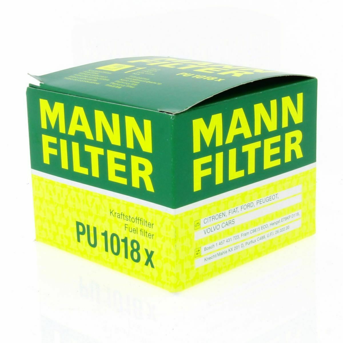 MANN Kraftstofffilter PU1018X Filter passend für Citroen Fiat Ford Lancia Peugeot Volvo