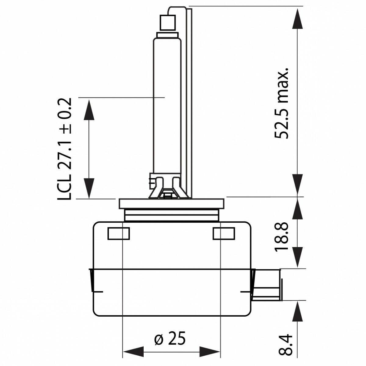 D3S Philips X-tremeVision 4800K 50% mehr Licht Xenon Brenner 42403XV 1 Stück