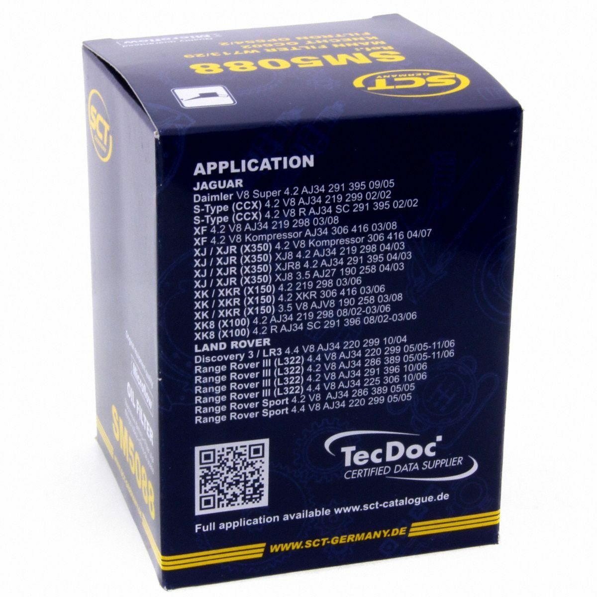 SCT Ölfilter SM5088 Filter Motorfilter Servicefilter Anschraubfilter Jaguar passend für Land Rover