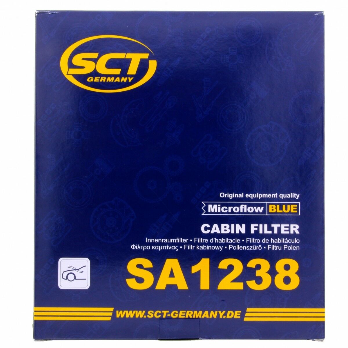 SCT Innenraumfilter Luftfilter SA1238 Pollenfilter passend für Kia Sorento Cerato Carnival