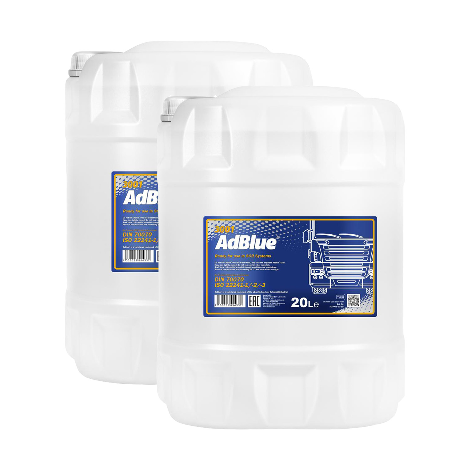 40 Liter MANNOL ready-to-use AdBlue® SCR Diesel TDI Additiv Harnstofflösung 40 Liter MANNOL ready-to-use AdBlue® SCR Diesel TDI Additiv Harnstofflösung