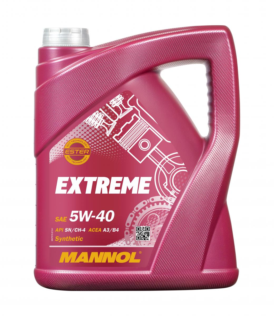 5 Liter 5W-40 MANNOL Extreme Motoröl API SN CH-4 7915 ACEA A3/B4 MB229.5 VAG 505.00