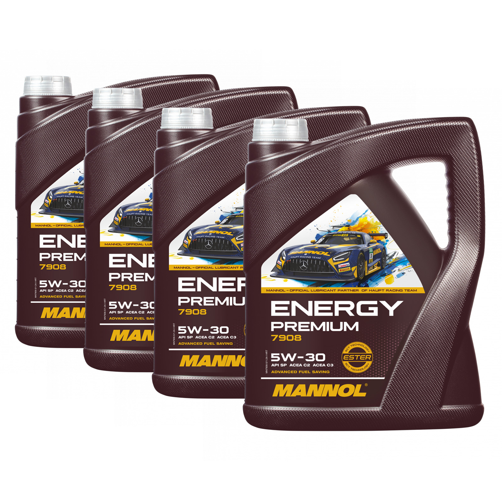 20 Liter (4x5) MANNOL Energy Premium 7908 5W-30 Motoröl API SP