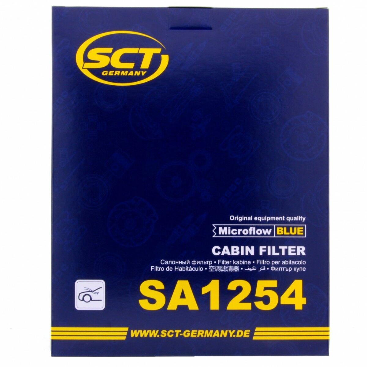 SCT Innenraumfilter Luftfilter SA1254 Pollenfilter Luft Filter passend für Fiat Lancia