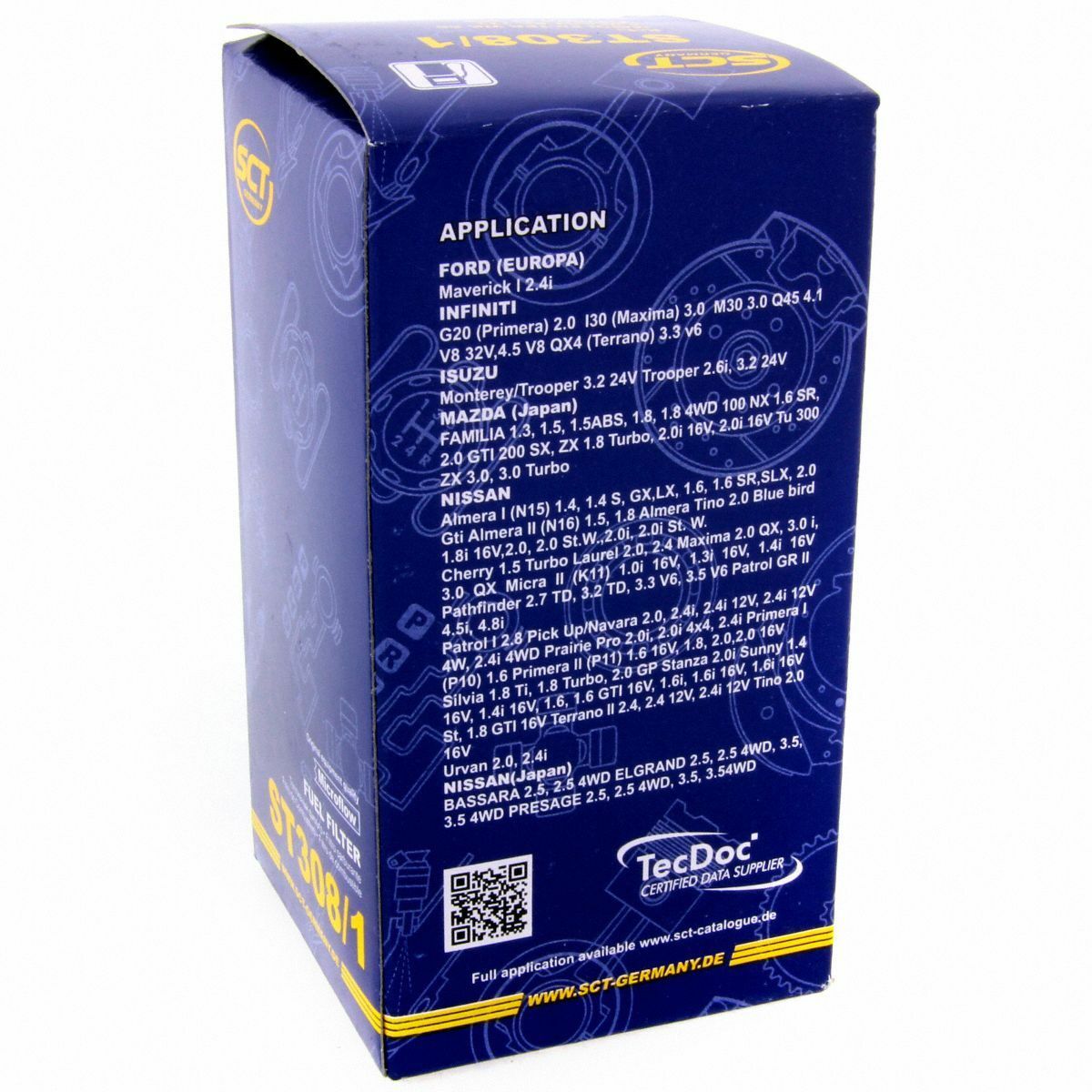 SCT Kraftstofffilter ST 3081 Motorfilter Servicefilter Benzinfilter passend für Ford Nissan