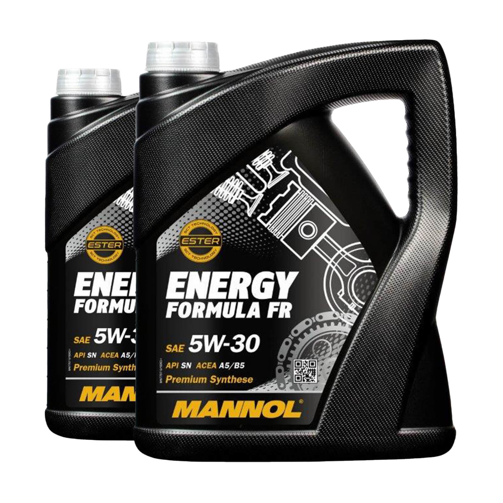 10 Liter (2x5) MANNOL Energy Formula FR 7707 5W-30 API SN ACEA A5/B5 Motoröl