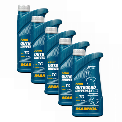 5 Liter (5x1) MANNOL Outboard Universal API TC Motoröl Außenbordmotoröl