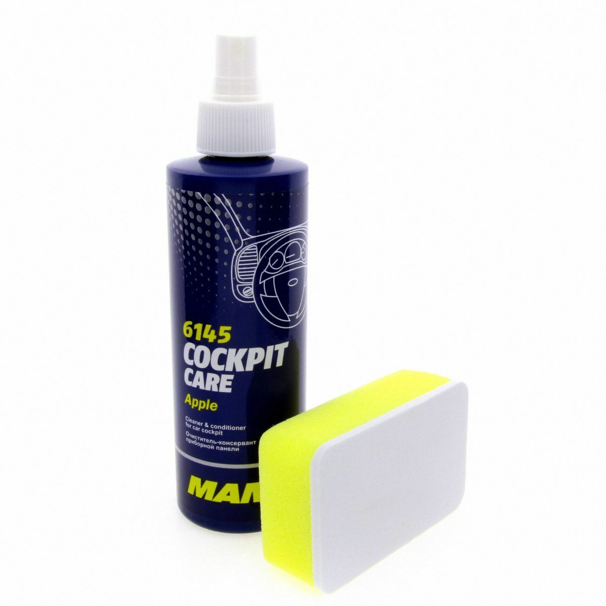 3x 250ml MANNOL 6145 Cockpit Care Apfel Konservierungsmittel Schutz