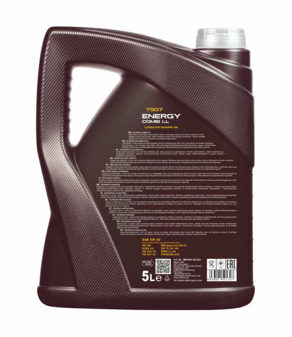 5 Liter MANNOL Energy Combi LL 5W-30 API SN Motoröl 5W30 4036021501307
