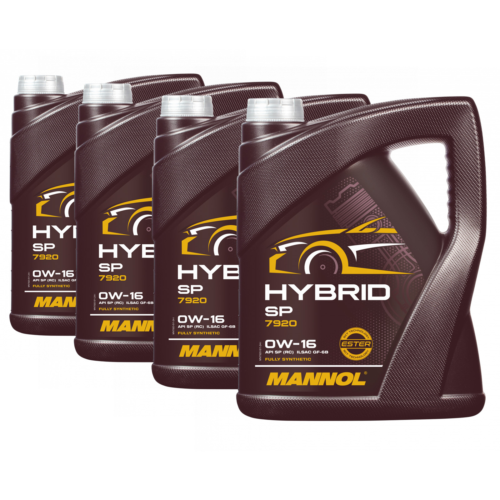 20 Liter (4x5) MANNOL Hybrid SP 0W-16 7920 API SP (RC) ILSAC GF-6B