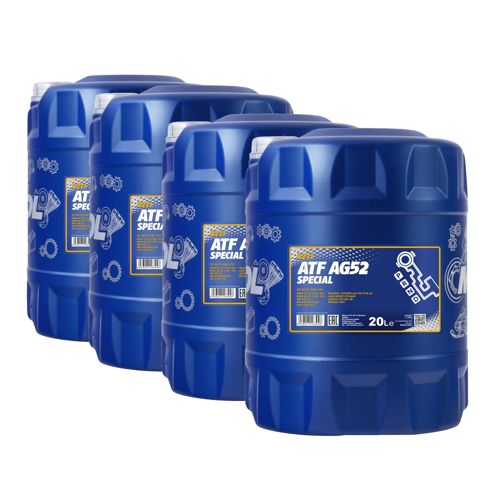 80 Liter MANNOL ATF AG52 Automatic Special Getriebeöl Automatikgetriebe