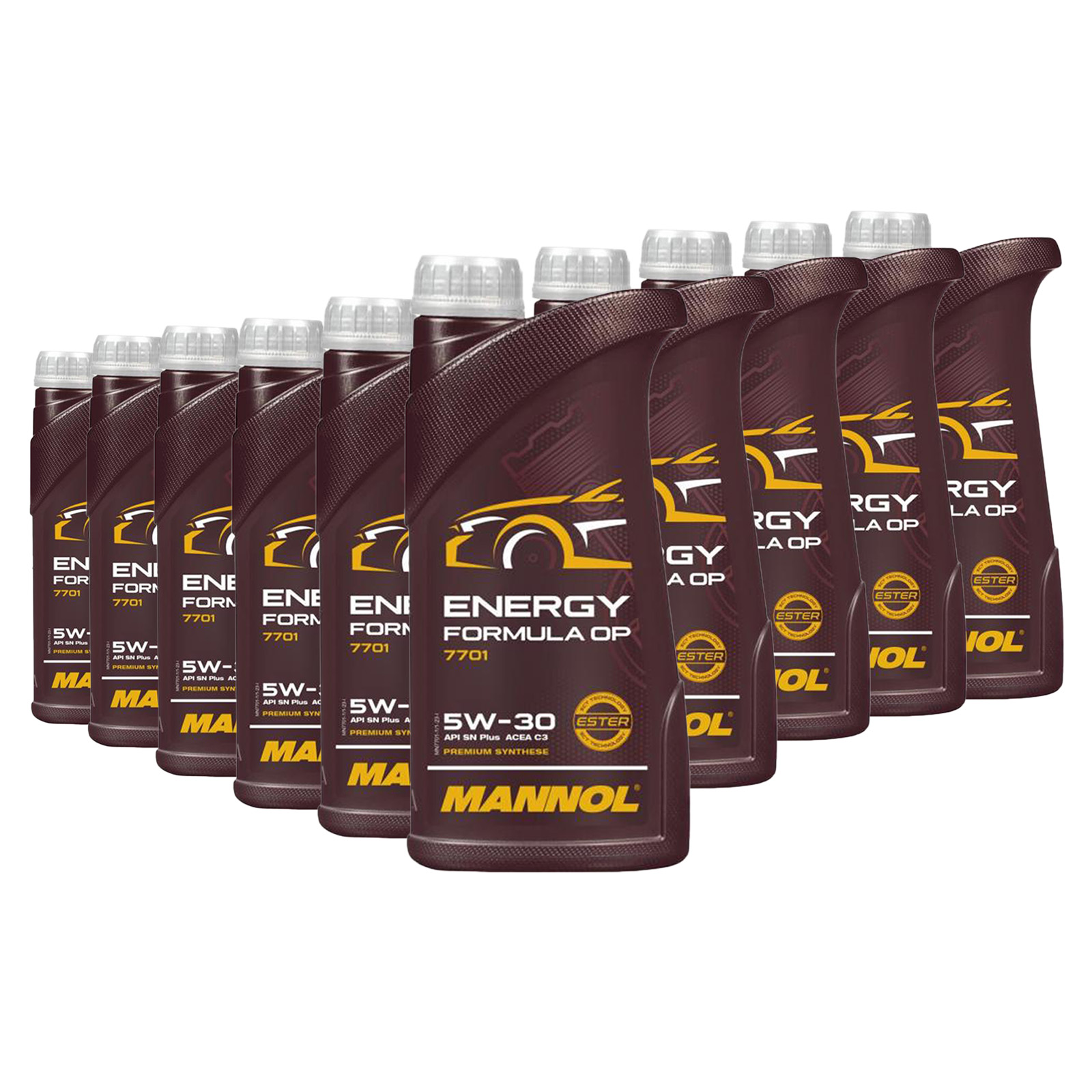 10 Liter (10x1) MANNOL Energy Formula OP 7701 5W-30 API SN Plus Motoröl