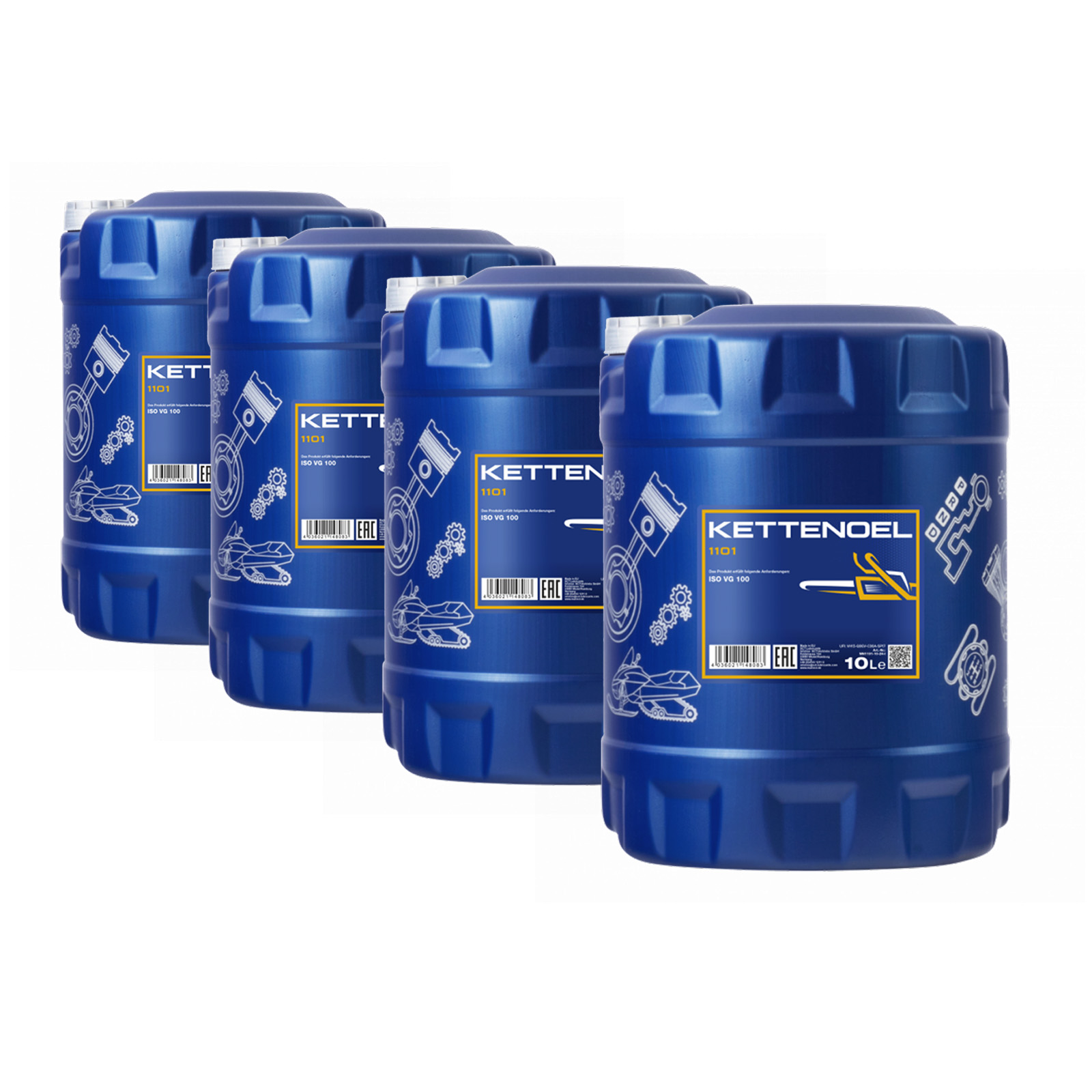 40 Liter (4x10) MANNOL Chain Saw Oil Kettenöl mineralisches Sägekettenhaftöl Motorsäge 40 Liter (4x10) MANNOL Chain Saw Oil Kettenöl mineralisches Sägekettenhaftöl Motorsäge