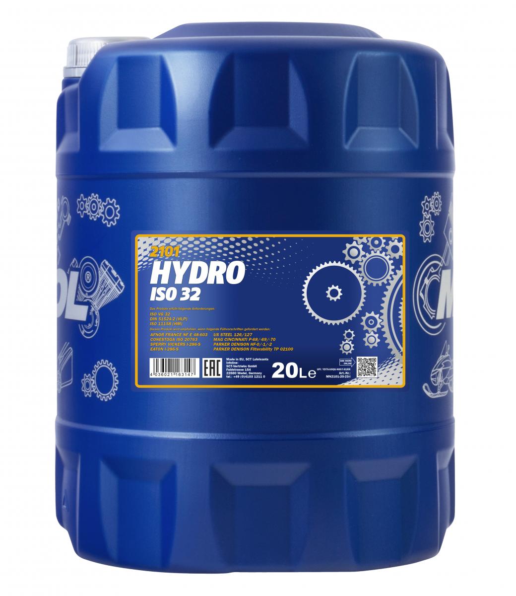 60 Liter MANNOL Hydro ISO 32 Hydrauliköl 60 L Hydraulikflüssigkeit Hebebühne