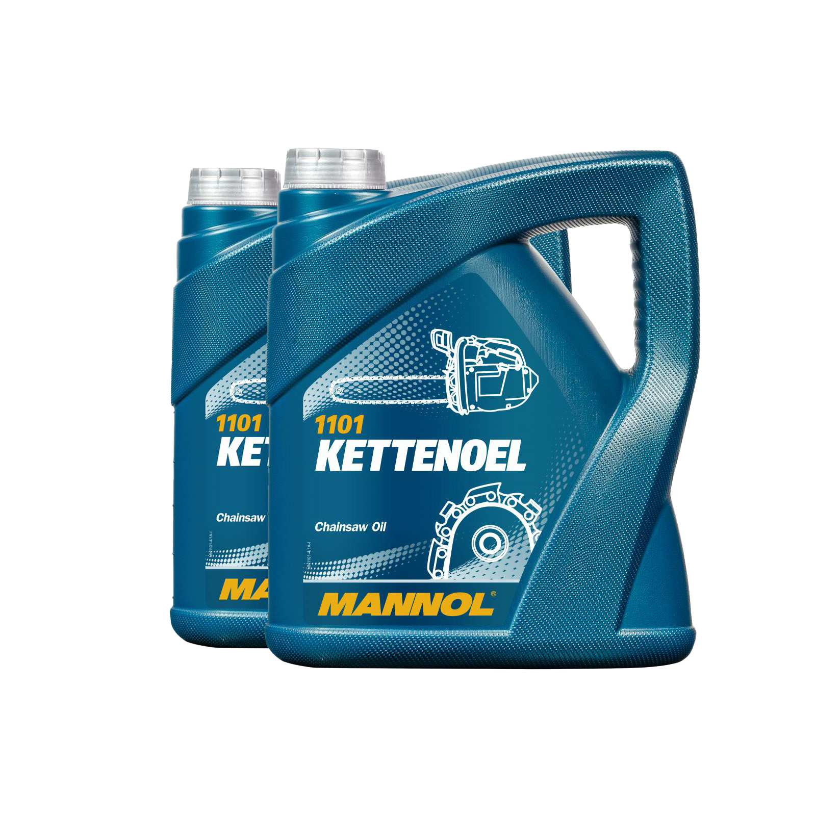 8 Liter (2x4) MANNOL Kettenoel Chain Saw Oil Kettenöl Sägekettenöl 4036021402017